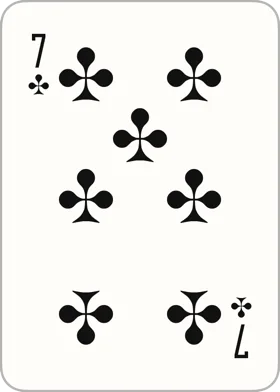 Seven of clubs